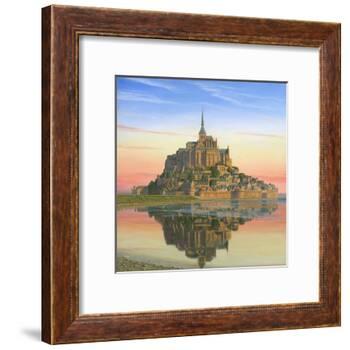 Mont Saint Michel Morn-Richard Harpum-Framed Art Print