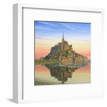 Mont Saint Michel Morn-Richard Harpum-Framed Art Print