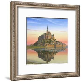 Mont Saint Michel Morn-Richard Harpum-Framed Art Print