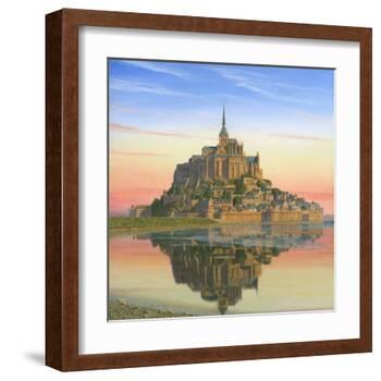 Mont Saint Michel Morn-Richard Harpum-Framed Art Print