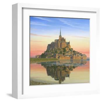 Mont Saint Michel Morn-Richard Harpum-Framed Art Print