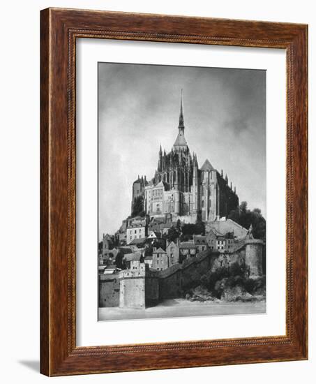 Mont Saint-Michel, Normandy, France, 1937-Martin Hurlimann-Framed Giclee Print