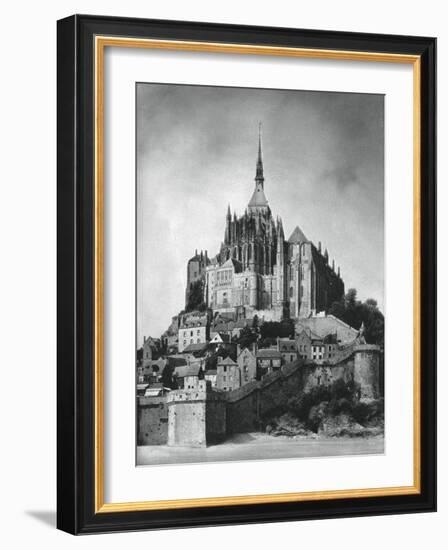 Mont Saint-Michel, Normandy, France, 1937-Martin Hurlimann-Framed Giclee Print