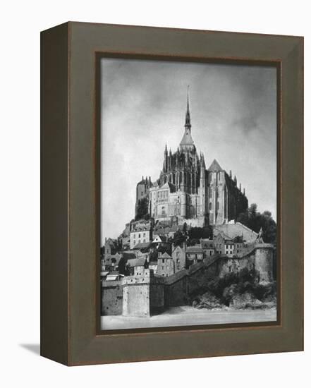 Mont Saint-Michel, Normandy, France, 1937-Martin Hurlimann-Framed Premier Image Canvas