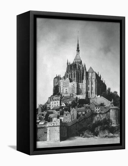 Mont Saint-Michel, Normandy, France, 1937-Martin Hurlimann-Framed Premier Image Canvas