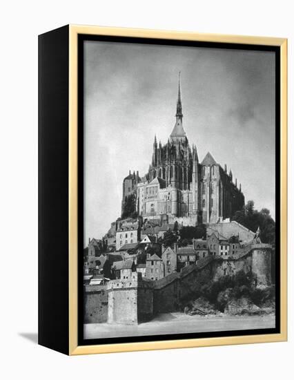 Mont Saint-Michel, Normandy, France, 1937-Martin Hurlimann-Framed Premier Image Canvas