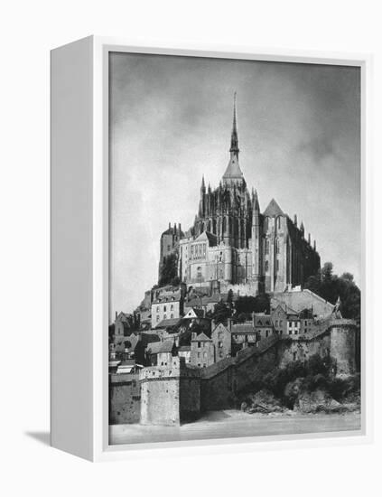 Mont Saint-Michel, Normandy, France, 1937-Martin Hurlimann-Framed Premier Image Canvas