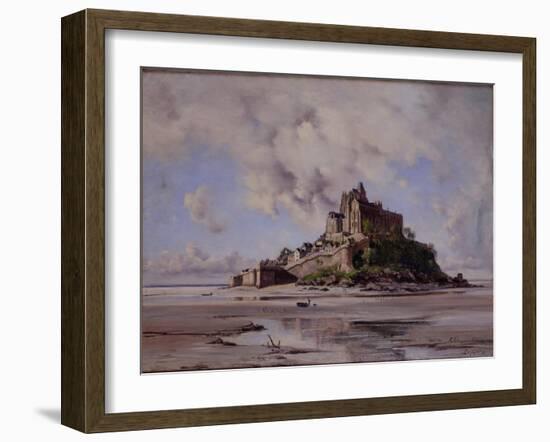 Mont Saint-Michel, North-East Side, 1881-Emmanuel Lansyer-Framed Giclee Print