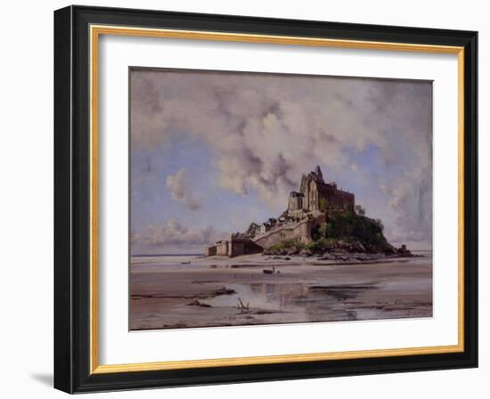 Mont Saint-Michel, North-East Side, 1881-Emmanuel Lansyer-Framed Giclee Print