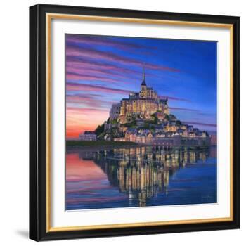 Mont Saint Michel Soir-Richard Harpum-Framed Art Print