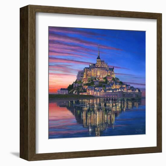 Mont Saint Michel Soir-Richard Harpum-Framed Art Print