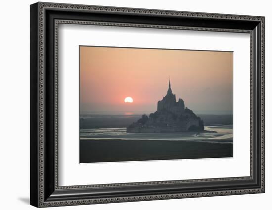 Mont Saint Michel Sunset-Philippe Manguin-Framed Photographic Print