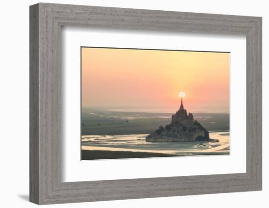 Mont Saint Michel Target-Philippe Manguin-Framed Photographic Print