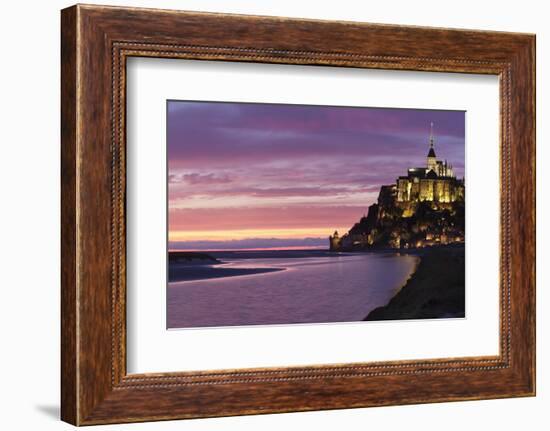 Mont Saint Michel, UNESCO World Heritage Site, Manche, Basse Normandy, France, Europe-Markus Lange-Framed Photographic Print