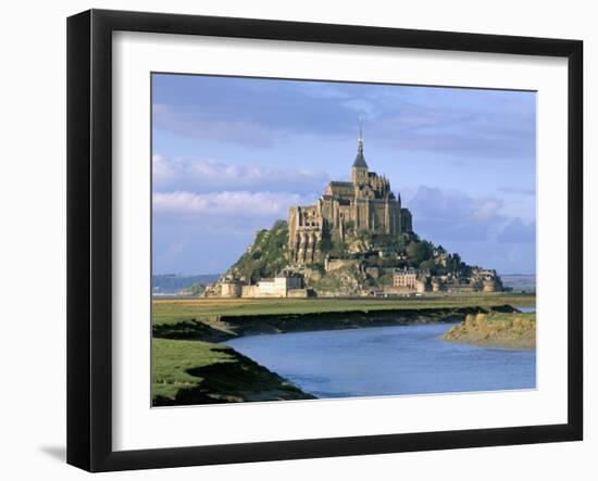 Mont Saint Michel, Unesco World Heritage Site, Manche, Normandy, France-Bruno Morandi-Framed Photographic Print