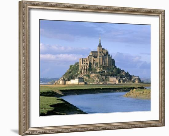 Mont Saint Michel, Unesco World Heritage Site, Manche, Normandy, France-Bruno Morandi-Framed Photographic Print