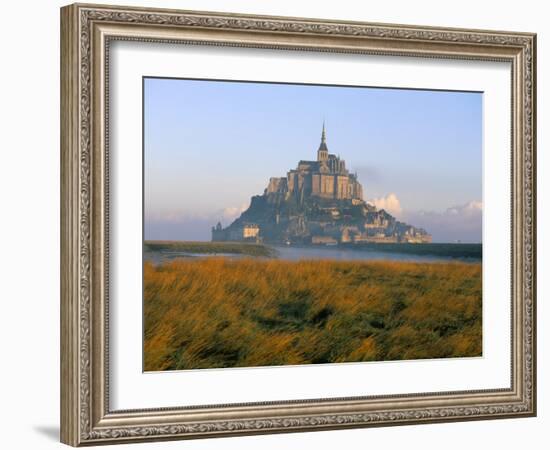 Mont Saint Michel, Unesco World Heritage Site, Manche, Normandy, France-Bruno Morandi-Framed Photographic Print