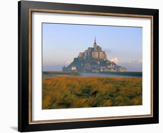 Mont Saint Michel, Unesco World Heritage Site, Manche, Normandy, France-Bruno Morandi-Framed Photographic Print