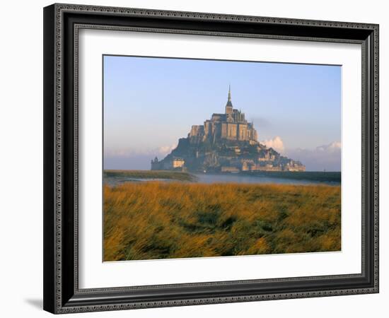 Mont Saint Michel, Unesco World Heritage Site, Manche, Normandy, France-Bruno Morandi-Framed Photographic Print