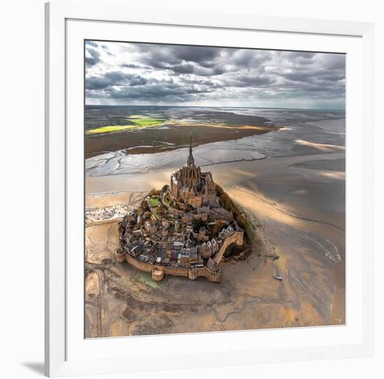 Mont-Saint-Michel-Philip Plisson-Framed Art Print