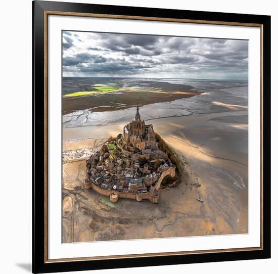 Mont-Saint-Michel-Philip Plisson-Framed Art Print