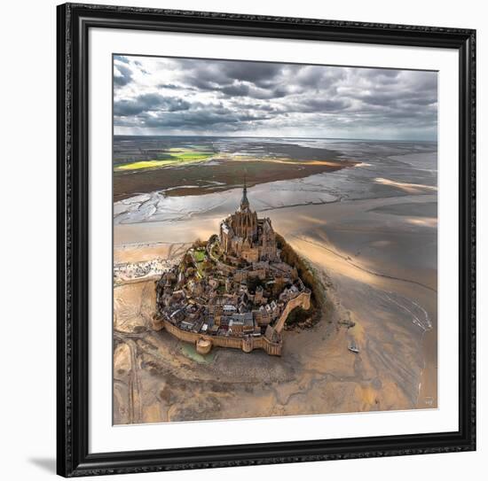 Mont-Saint-Michel-Philip Plisson-Framed Art Print