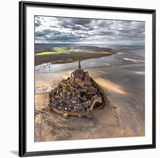 Mont-Saint-Michel-Philip Plisson-Framed Art Print