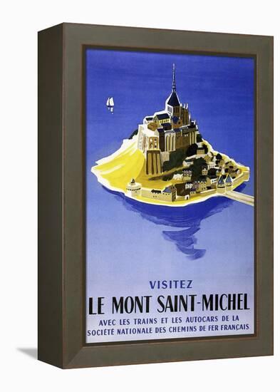 Mont Saint Michel-null-Framed Premier Image Canvas