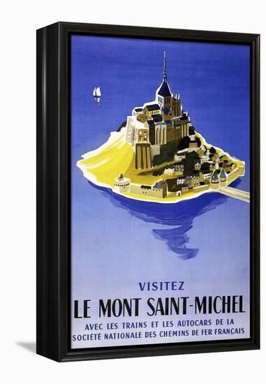 Mont Saint Michel-null-Framed Premier Image Canvas