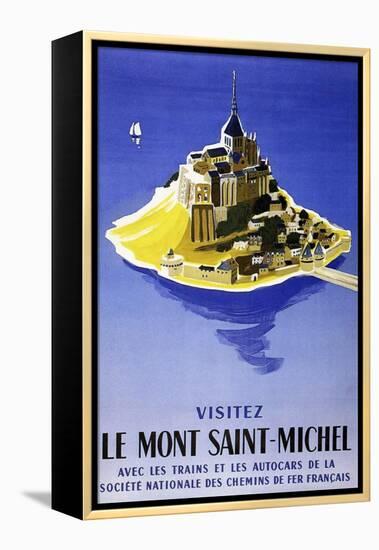 Mont Saint Michel-null-Framed Premier Image Canvas