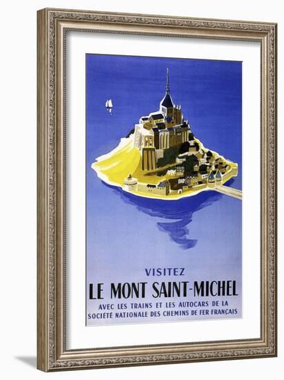 Mont Saint Michel-null-Framed Giclee Print