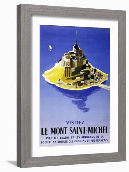 Mont Saint Michel-null-Framed Giclee Print