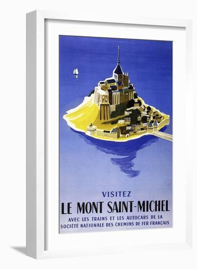 Mont Saint Michel-null-Framed Giclee Print