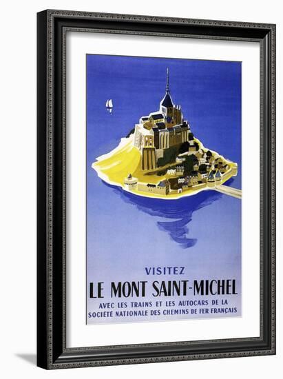 Mont Saint Michel-null-Framed Giclee Print