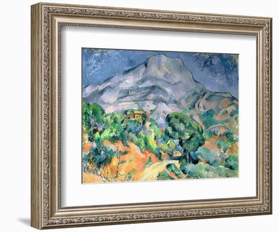 Mont Saint Victoire, 1900-Paul Cézanne-Framed Giclee Print