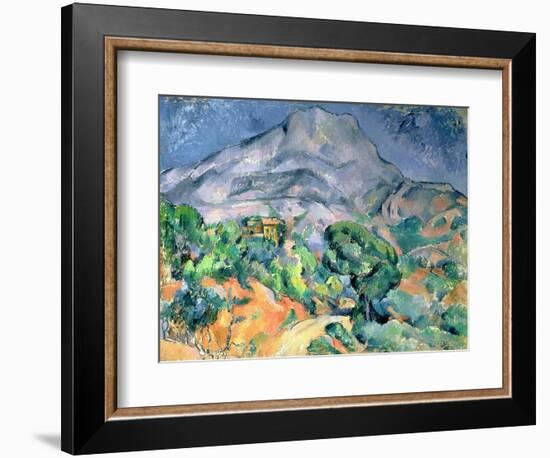 Mont Saint Victoire, 1900-Paul Cézanne-Framed Giclee Print