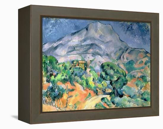 Mont Saint Victoire, 1900-Paul Cézanne-Framed Premier Image Canvas