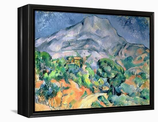 Mont Saint Victoire, 1900-Paul Cézanne-Framed Premier Image Canvas