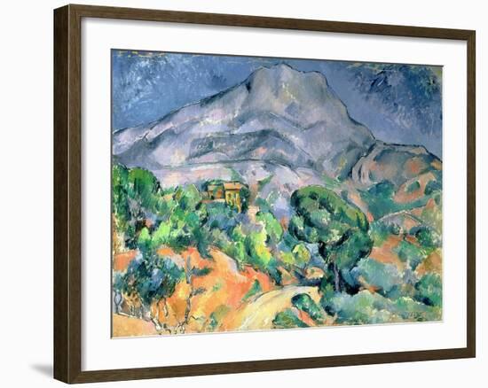 Mont Saint Victoire, 1900-Paul Cézanne-Framed Giclee Print