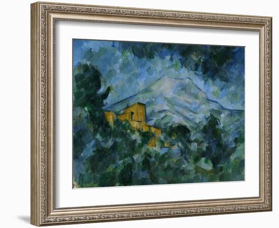 Mont Sainte-Victoire and Château Noir-Paul Cézanne-Framed Giclee Print