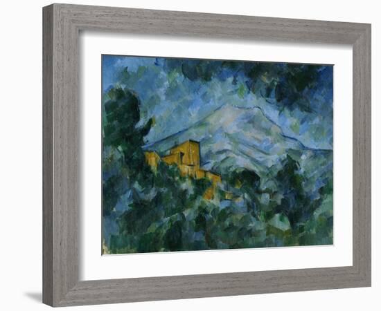 Mont Sainte-Victoire and Château Noir-Paul Cézanne-Framed Giclee Print