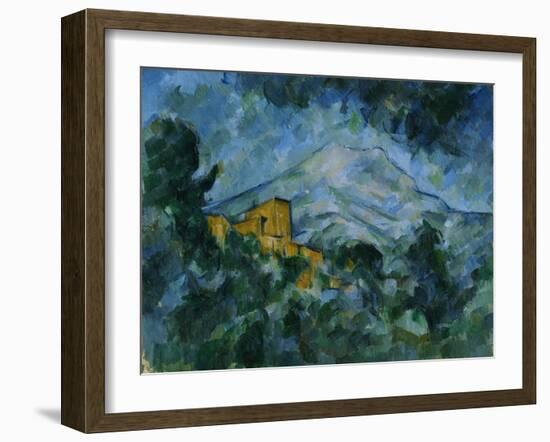 Mont Sainte-Victoire and Château Noir-Paul Cézanne-Framed Giclee Print