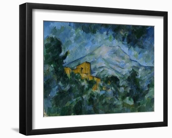 Mont Sainte-Victoire and Château Noir-Paul Cézanne-Framed Giclee Print