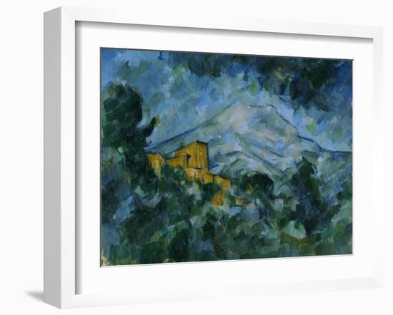 Mont Sainte-Victoire and Château Noir-Paul Cézanne-Framed Giclee Print