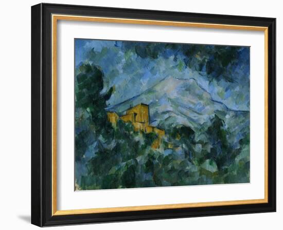 Mont Sainte-Victoire and Château Noir-Paul Cézanne-Framed Giclee Print