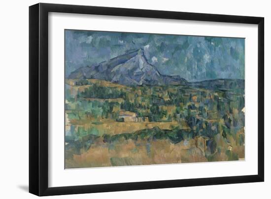 Mont Sainte-Victoire, c.1902-06-Paul Cezanne-Framed Giclee Print