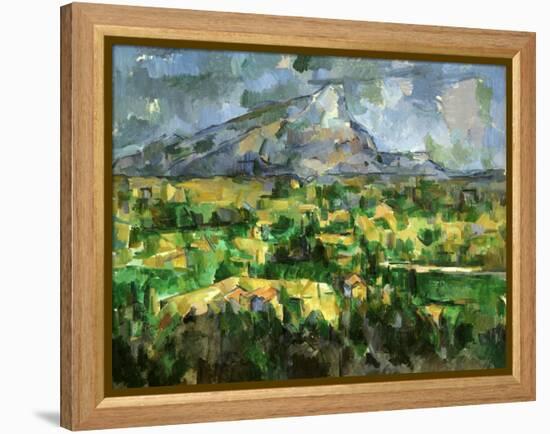 Mont Sainte-Victoire, C.1902-Paul Cézanne-Framed Premier Image Canvas