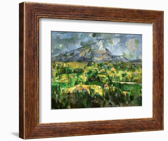 Mont Sainte-Victoire, C.1902-Paul Cézanne-Framed Giclee Print