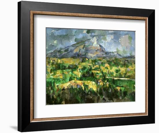 Mont Sainte-Victoire, C.1902-Paul Cézanne-Framed Giclee Print