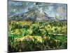 Mont Sainte-Victoire, C.1902-Paul Cézanne-Mounted Giclee Print